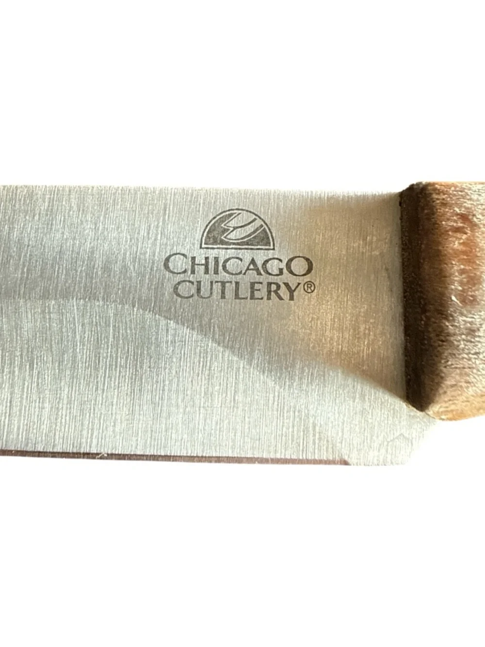 Chicago Cutlery Kitchen Knife 6” Blade Wood Handle‎ Stainless Steel Chef Utility